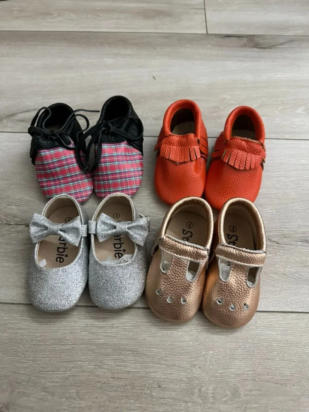 4 pairs Size 4 Size 5 lots Baby Shoes Lots Flash Sale toddler Shoes Sandals